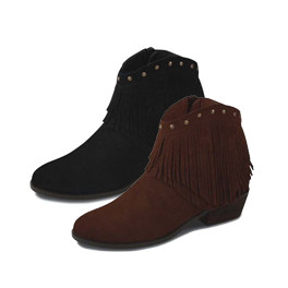 Westernboot Fransen-Stiefelette "Bandera" Gr. 42 braun, letzes Exemplar