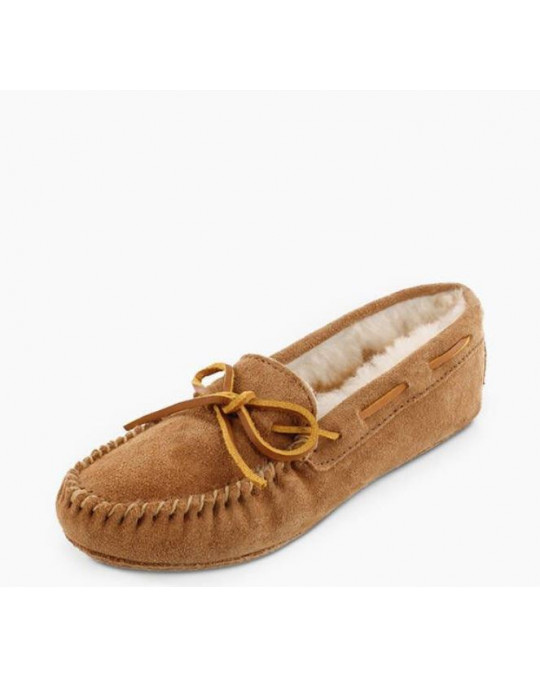 Sheepskin (Lammfell) Moccasin Hausschuh Damen 