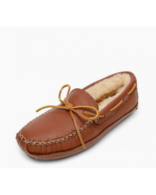Sheepskin (Lammfell) Herren Elchleder Moccasin