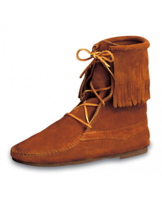 Moccasin Kurzstiefel FÜR HERREN mit Fransen Gr. 45