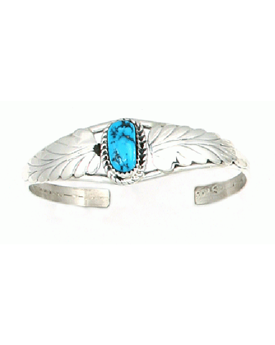 Armreif mit grösserem Türkis, Navajo