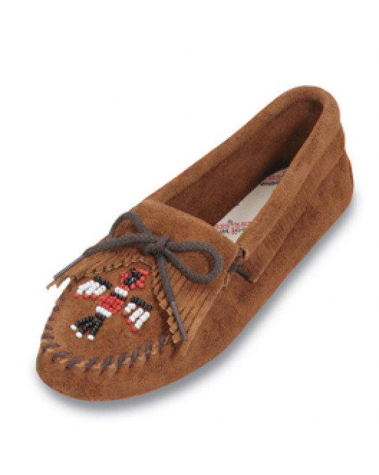 Hausschuh Damen Mokassin "Thunderbird" in 3 Farben